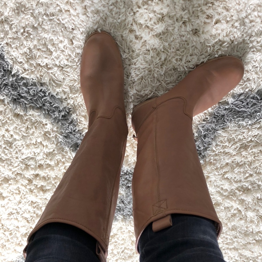 Italian leather boots